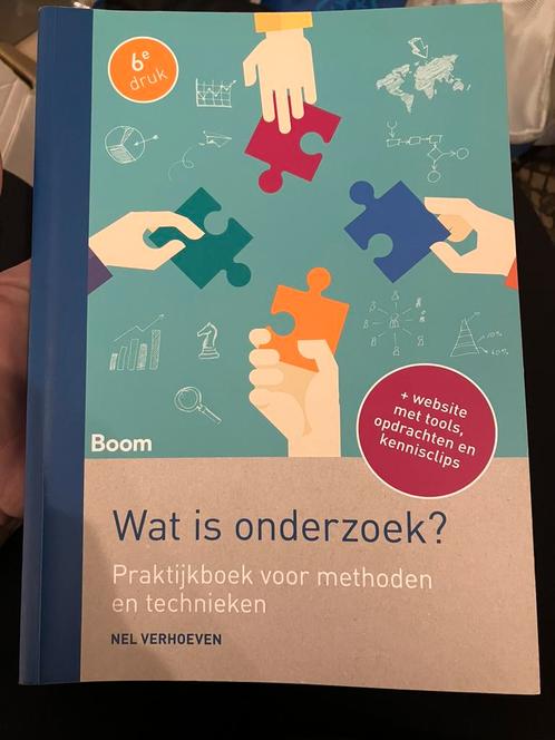 Nel Verhoeven - Wat is onderzoek?, Boeken, Wetenschap, Zo goed als nieuw, Ophalen of Verzenden