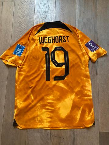 Nederland Thuisshirt 2022 – Weghorst #19 – Maat L beschikbaar voor biedingen