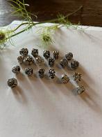 Pandora bedels met strass, Pandora, Ophalen of Verzenden, Zo goed als nieuw, 4 bedels of meer