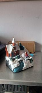 Kersttafereel met draaiend kind (Z258-35(), Ophalen of Verzenden, Zo goed als nieuw