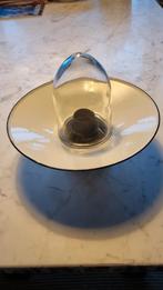 Vintage Stallamp Emaille, Glas & Bakeliet, Huis en Inrichting, Ophalen, Gebruikt, Vintage, Minder dan 50 cm