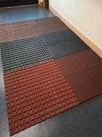 Rubberen tegels 100x100x2,5 cm, Ophalen, Rubber, Overige typen