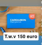 Cool blue bon van 150 euro nu voor 125 euro, Tickets en Kaartjes, Eén persoon, Cadeaubon