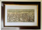 17e Eeuwse Gravure: Vloot bij Philippine, Antiek en Kunst, Ophalen of Verzenden