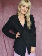 Vintage blouse / blazer - zwart - 42/XL of oversized, Gedragen, Maat 42/44 (L), Vintage, Ophalen of Verzenden