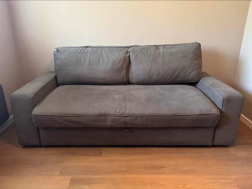 IKEA Slaapbank Vilasund grijs, Huis en Inrichting, Slaapkamer | Slaapbanken, Zo goed als nieuw, 160 cm, 200 cm, Tweepersoons, Grijs