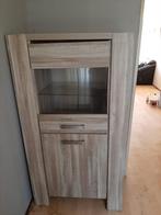 Vitrine kast met 2 deuren., Huis en Inrichting, Kasten | Vitrinekasten, Ophalen, Gebruikt, 50 tot 100 cm, 150 tot 200 cm