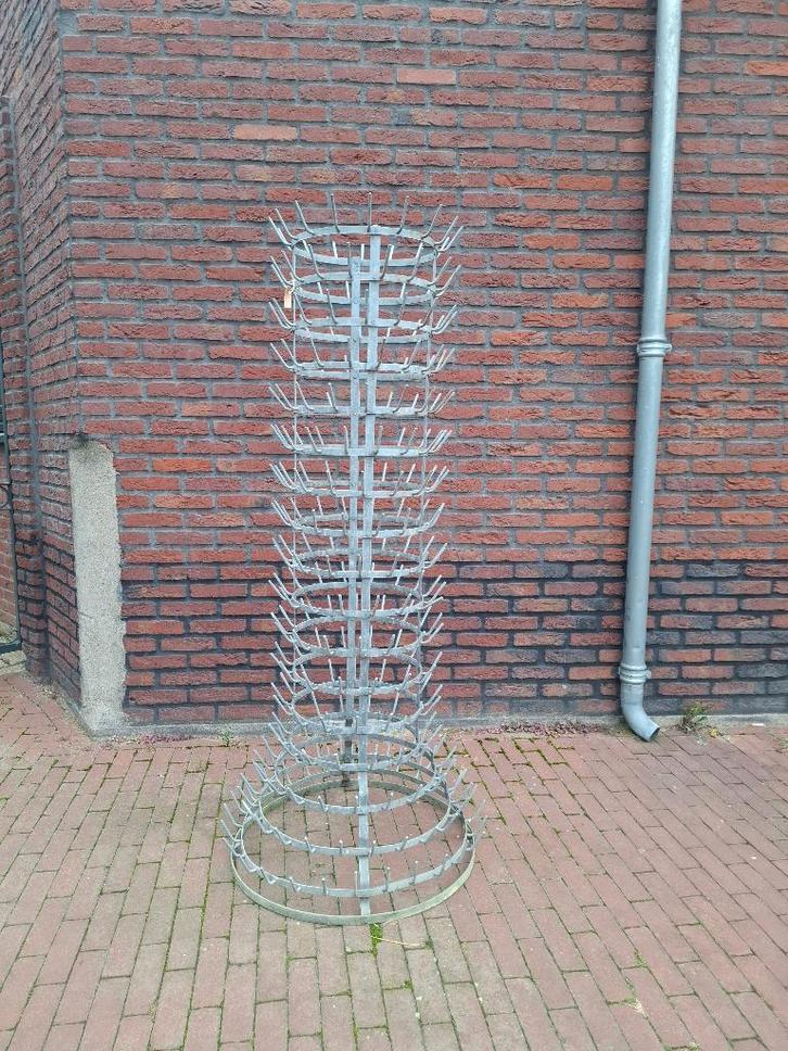 egouttoir, egouttoire, flessenrek afdruiprek GROOT kerstboom, Antiek en Kunst, Curiosa en Brocante, Ophalen