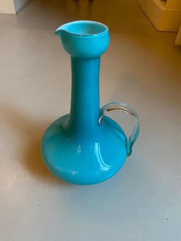 Twee vintage Empolikannen groen en blauw beschikbaar voor biedingen