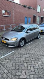 Volkswagen Golf 7 1.6TDI DSG/LEDER/ACC  IN TOPSTAAT!!, Auto's, Euro 5, Zwart, 4 cilinders, Leder en Stof