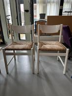 Vintage design Pastoe eetkamerstoelen, Dutch design, Huis en Inrichting, Stoelen, Ophalen, Riet of Rotan, Gebruikt, Twee