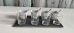 Amuse Set Leisteen 13-delig, Ophalen of Verzenden, Overige stijlen, Glas, Schaal of Schalen