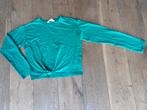 Groene Top met Lange Mouwen en Knoopdetail - Maat S, Ophalen of Verzenden, Zo goed als nieuw, Meisje, Shirt of Longsleeve