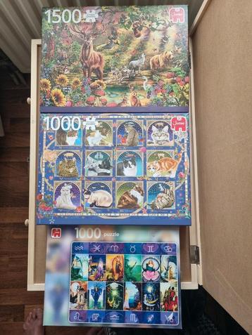 Jumbo Puzzels: 1000 & 1500 stukjes beschikbaar voor biedingen