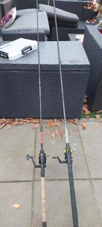 Feeder Hengels met Molens - Goede Staat!, Watersport en Boten, Ophalen of Verzenden, Gebruikt, Complete set