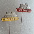 Twee speldjes van TRIX EXPRESS,electrische speelgoed treinen, Verzamelen, Verzenden, Gebruikt, Overige onderwerpen