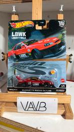 7 lbwk Nissan skyline r34 gtr Hot Wheels Hotwheels VAVB new, Ophalen of Verzenden, Nieuw, Auto