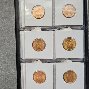 6 stuks gouden tientje 1927 beschikbaar voor biedingen