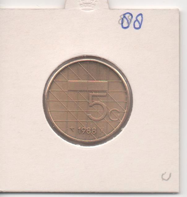 Meerdere U.N.C vijf gulden munten 1988 / 2001, Postzegels en Munten, Munten | Nederland, Losse munt, 5 gulden, Koningin Beatrix