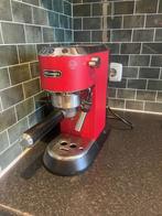 De'Longhi Dedica Rood, Witgoed en Apparatuur, Koffiezetapparaten, Ophalen, Gebruikt, Espresso apparaat, Gemalen koffie