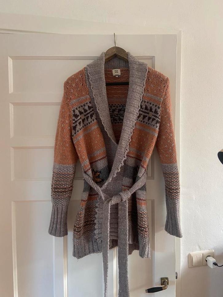 Wollen Vest Noa Noa maat m (s), Kleding | Dames, Truien en Vesten, Gedragen, Maat 38/40 (M), Grijs, Ophalen