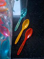 Plastic Lepels - 500 stuks - Multicolor, Ophalen of Verzenden, Nieuw, Kunststof, Los bestek