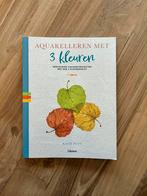 Aquarelleren met 3 kleuren boek, Boeken, Ophalen of Verzenden, Nieuw, Tekenen en Schilderen