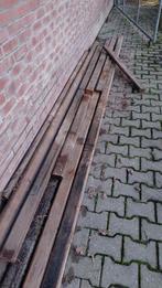 Houten balken voor paardenbak omheining, Gebruikt, Ophalen of Verzenden, Balk, Overige houtsoorten