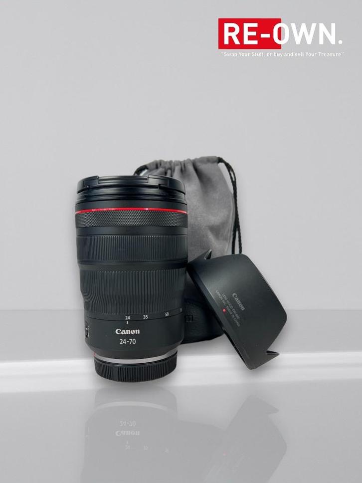 Canon RF 24-70mm f/2.8L IS USM (topstaat + garantie+ Filter), Audio, Tv en Foto, Fotografie | Lenzen en Objectieven, Zo goed als nieuw