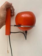GEPO wandlamp bollamp eyeball oranje retro vintage, Huis en Inrichting, Ophalen of Verzenden, Gebruikt, Metaal