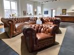 Ontdek de échte Engelse Chesterfield, Huis en Inrichting, Banken | Bankstellen, Stof, Overige maten, 75 tot 100 cm, Ophalen of Verzenden