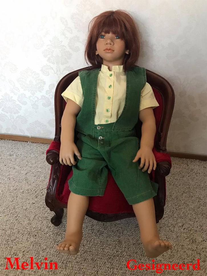 Anette himstedt pop genaamd MELVIN, Verzamelen, Poppen, Pop, Ophalen