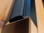 Zwart alluminium trapprofiel 48mm * 50mm * 63cm met rubber, Overige materialen, Overige typen, Ophalen of Verzenden, Zo goed als nieuw