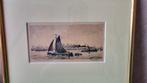 Ets Rotterdam Maasgezicht, Antiek en Kunst, Kunst | Etsen en Gravures, Ophalen