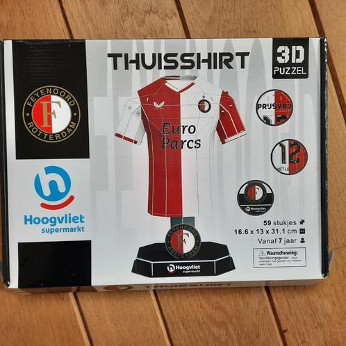 FEYENOORD thuisshirt 3D puzzel - nieuw in de verpakking -, Hobby en Vrije tijd, Denksport en Puzzels, Nieuw, Rubik's of 3D-puzzel