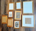 Vele fotolijsten met houten frame, Ophalen of Verzenden