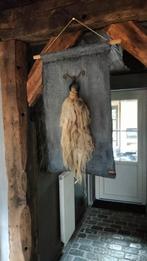 Kalkverf doek met schapentoef, Ophalen of Verzenden, Zo goed als nieuw