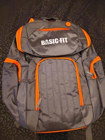 Basic-Fit Rugzak - Grijs/Oranje NIEUW  beschikbaar voor biedingen