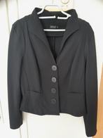 Zwart blazer jasje van Moq maat 44 travelstof., Verzenden, Zwart, Maat 42/44 (L), Moq