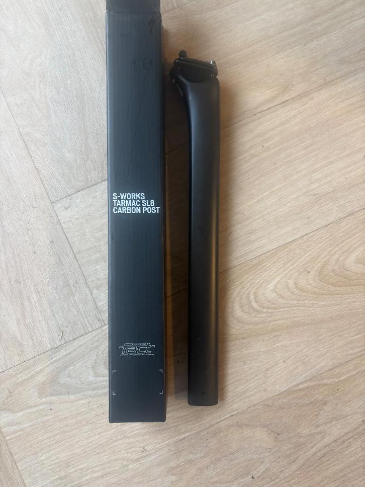 S-Works Tarmac SL8 Carbon Zadelpen – Nieuw in Doos, Fietsen en Brommers, Fietsonderdelen, Nieuw, Racefiets, Zadel, Ophalen of Verzenden