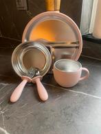 Rvs eet setje, Ophalen of Verzenden, Zo goed als nieuw, Rvs