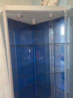 Vitrinekast glas  aluminium 182 cm hoog Swarovski verzamelen, Huis en Inrichting, Ophalen, 50 tot 100 cm, 150 tot 200 cm, 25 tot 50 cm