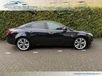 Opel Insignia 2.0 Turbo Executive I Leer I PDC, Auto's, Gebruikt, Zwart, 4 cilinders, Zwart