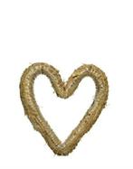 Stro krans hart - bloemschikken, valentijn - moederdag, Ophalen of Verzenden, Nieuw