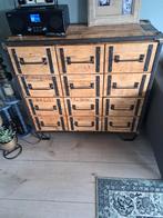 Industriële ladekast met 12 lade B100 H 100 D40, Huis en Inrichting, Ophalen, Gebruikt, 100 tot 150 cm, Metaal