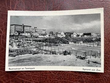 ansichtkaart van Egmond aan Zee, Tennispark, Beatrixstraat. beschikbaar voor biedingen