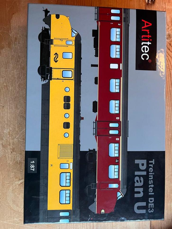 Artitec DE3 Plan U 'Rode Duivel' 1:87, Hobby en Vrije tijd, Modeltreinen | H0, Zo goed als nieuw, Treinset, Gelijkstroom, Overige merken
