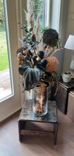 Houdbaar kerststuk in goud/zwart., Ophalen, Zo goed als nieuw