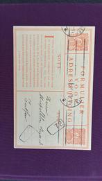 1923 formulier voor adreswijziging, Postzegels en Munten, Ophalen of Verzenden, Briefkaart