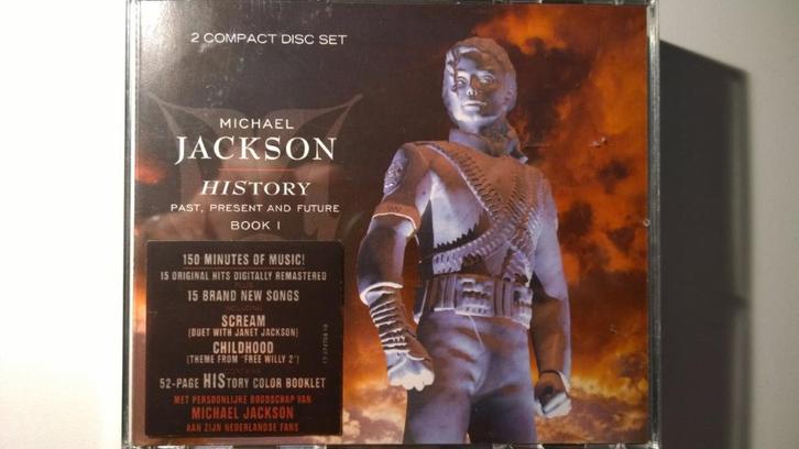 Michael Jackson - HIStory Past, Present And Future Book I, Cd's en Dvd's, Cd's | Pop, Zo goed als nieuw, 1980 tot 2000, Ophalen of Verzenden